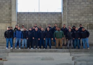 GÜENCHENEN RECORRIÓ EL POLIDEPORTIVO DEL SIPGER: EL TINGLADO YA ALCANZA UN 95% DE AVANCE