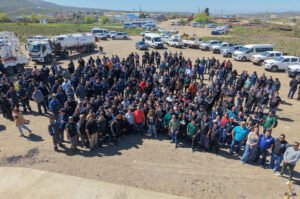 GÜENCHENEN ENCABEZÓ UNA ASAMBLEA EN CAÑADÓN SECO Y DESTACÓ LA REACTIVACIÓN DE EQUIPOS Y LA CONTINUIDAD LABORAL EN QUINTANA